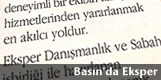 Bas�nda Eksper Dan��manl�k